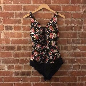 Lascano Flowered Swimsuit